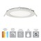 Afx Tuck 8'' LED Flush Mount, White TUCF08LAJD1WH - alternate 2